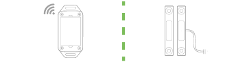 ismartgate garage door simulator, sensor type